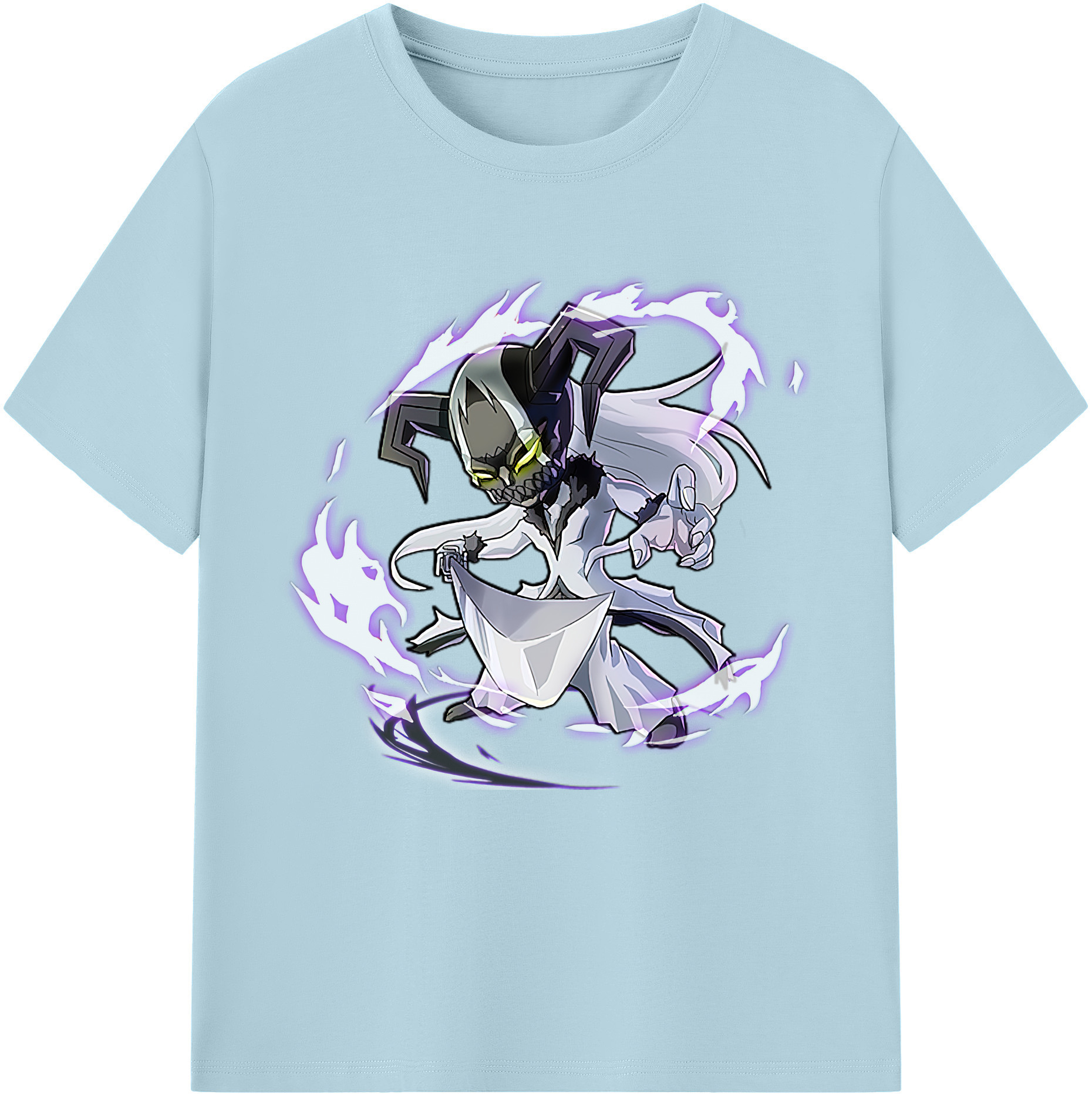 （画像用） ブリーチ 黒崎一護（くろさき いちご）BLEACH Kurosaki Ichigo 綿100％半袖Tシャツ（フロントプリント）